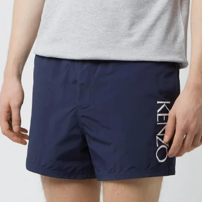 KENZO Men's Logo Swim Shorts - Midnight Blue