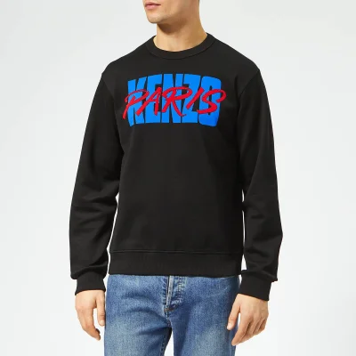KENZO Men's Paris Logo Sweatshirt - Black