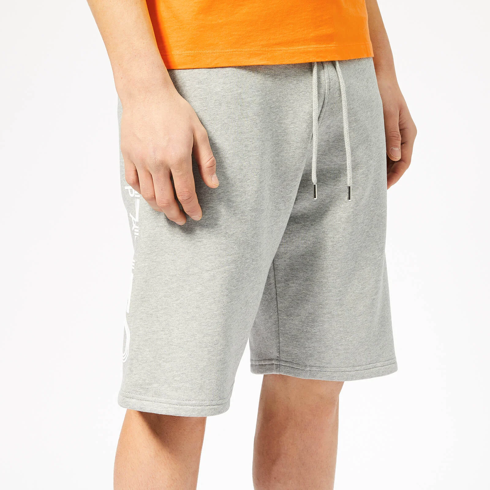 KENZO Men's Logo Sweat Shorts - Pearl Grey Image 1