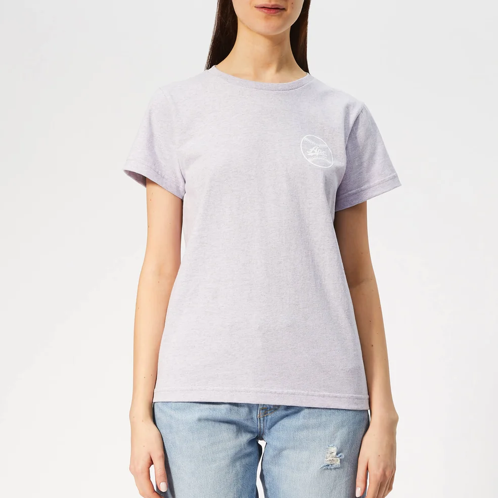A.P.C. Women's Donna T-Shirt - Violet Image 1