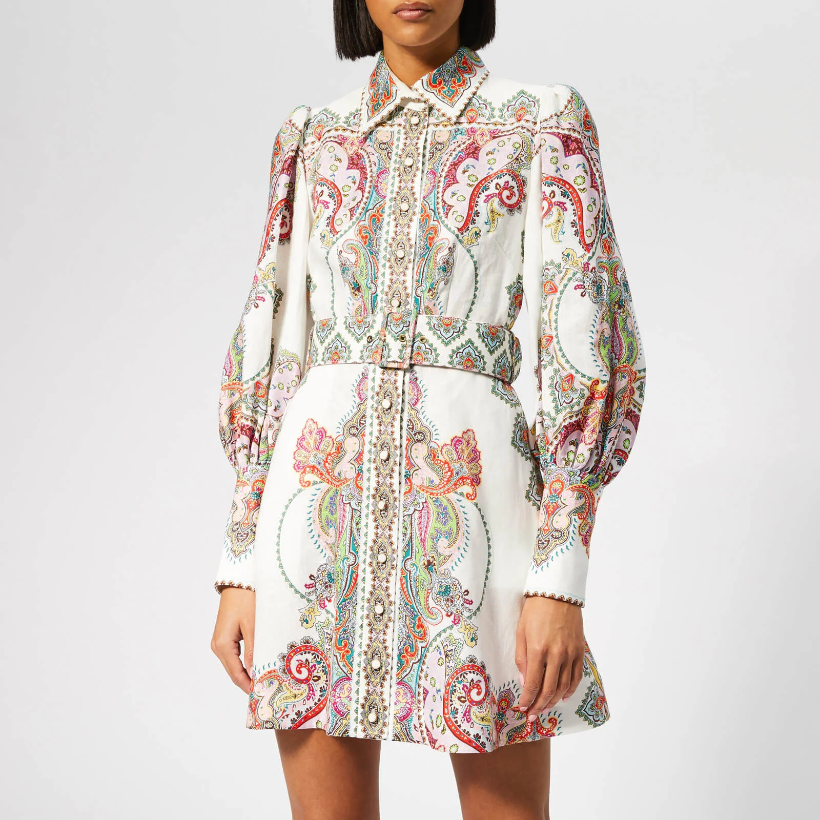 Zimmermann Women's Ninety-Six Shirt Dress - Lennon Paisley Image 1