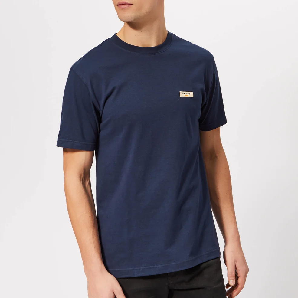 Nudie Jeans Men's Daniel Logo T-Shirt - Midnight Image 1