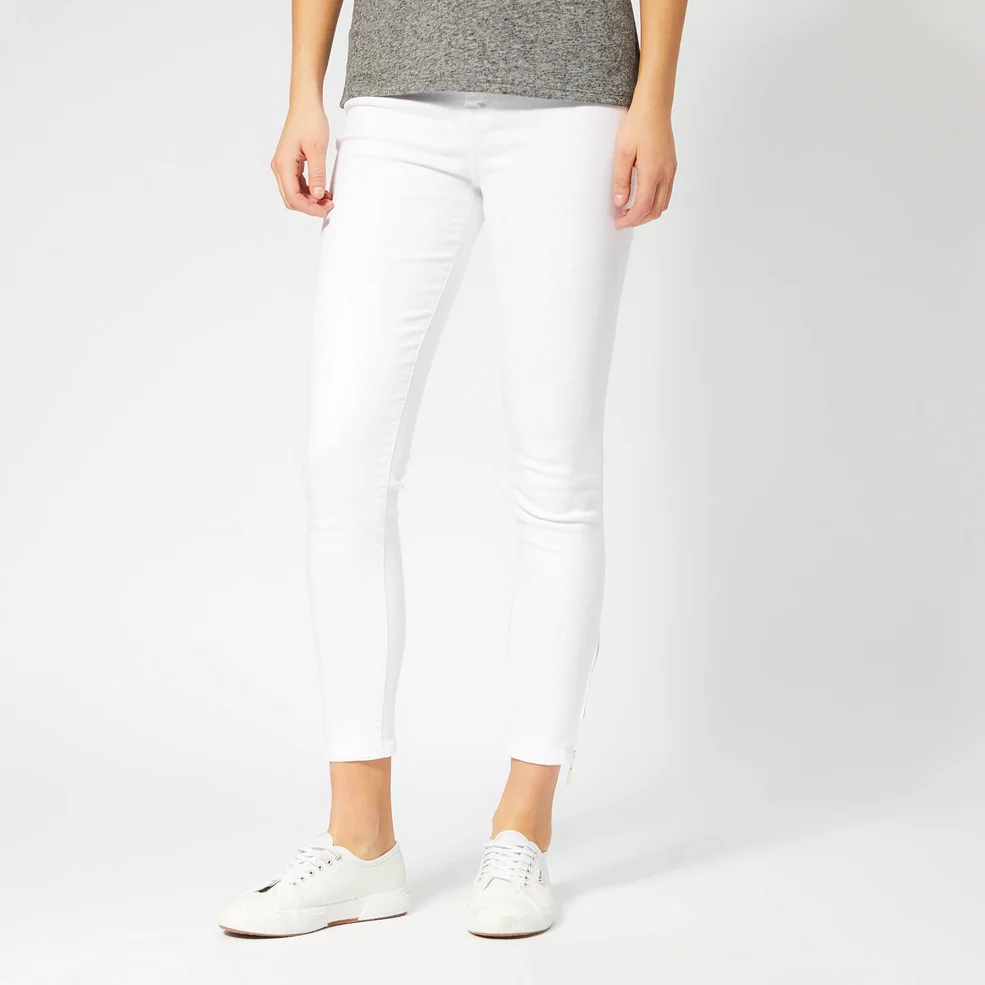Barbour International Women's Durant Jeans - White Image 1