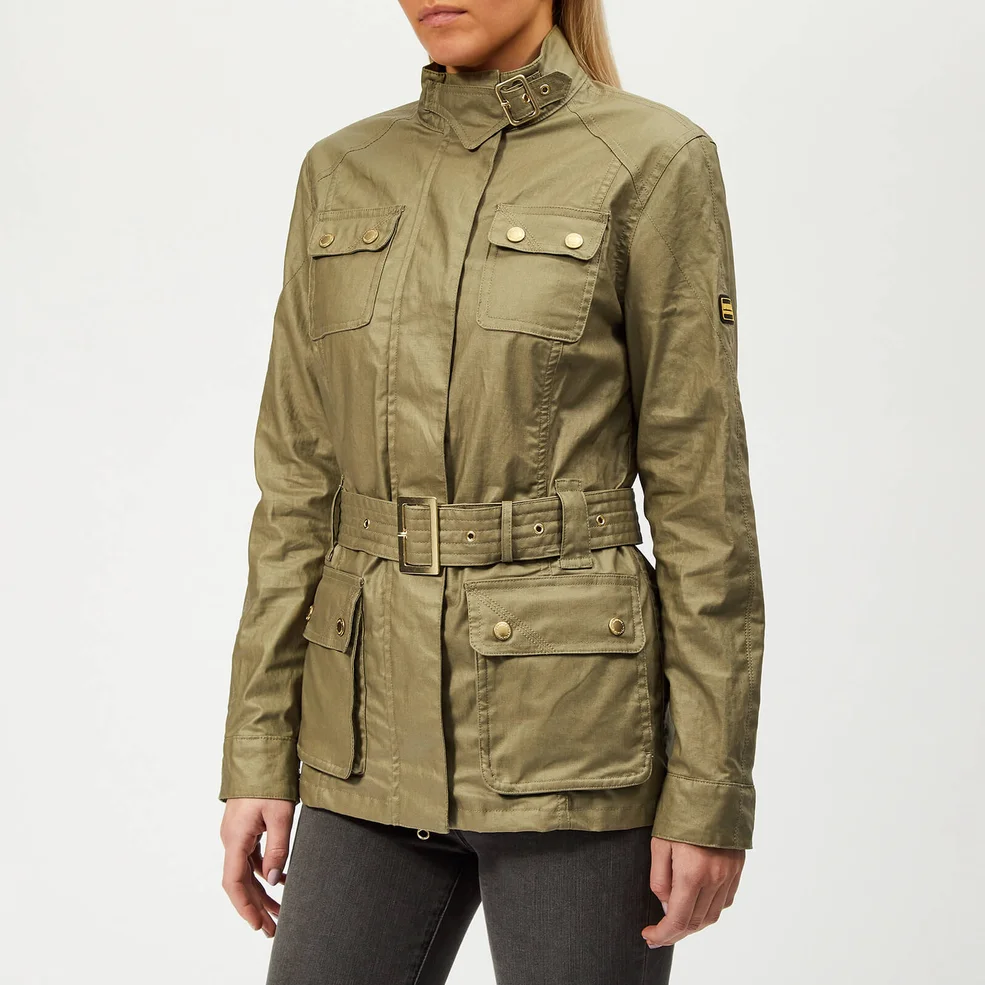 Barbour International Women's Bearings Casual Jacket - Light Army Green Image 1
