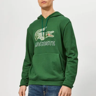 Lacoste Men's Large Logo Hoody - Green