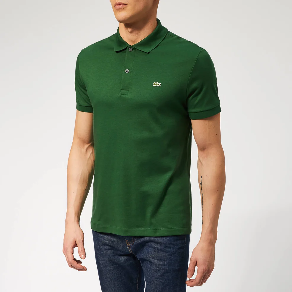 Lacoste Men's Classic Logo Pima Polo Shirt - Green Image 1