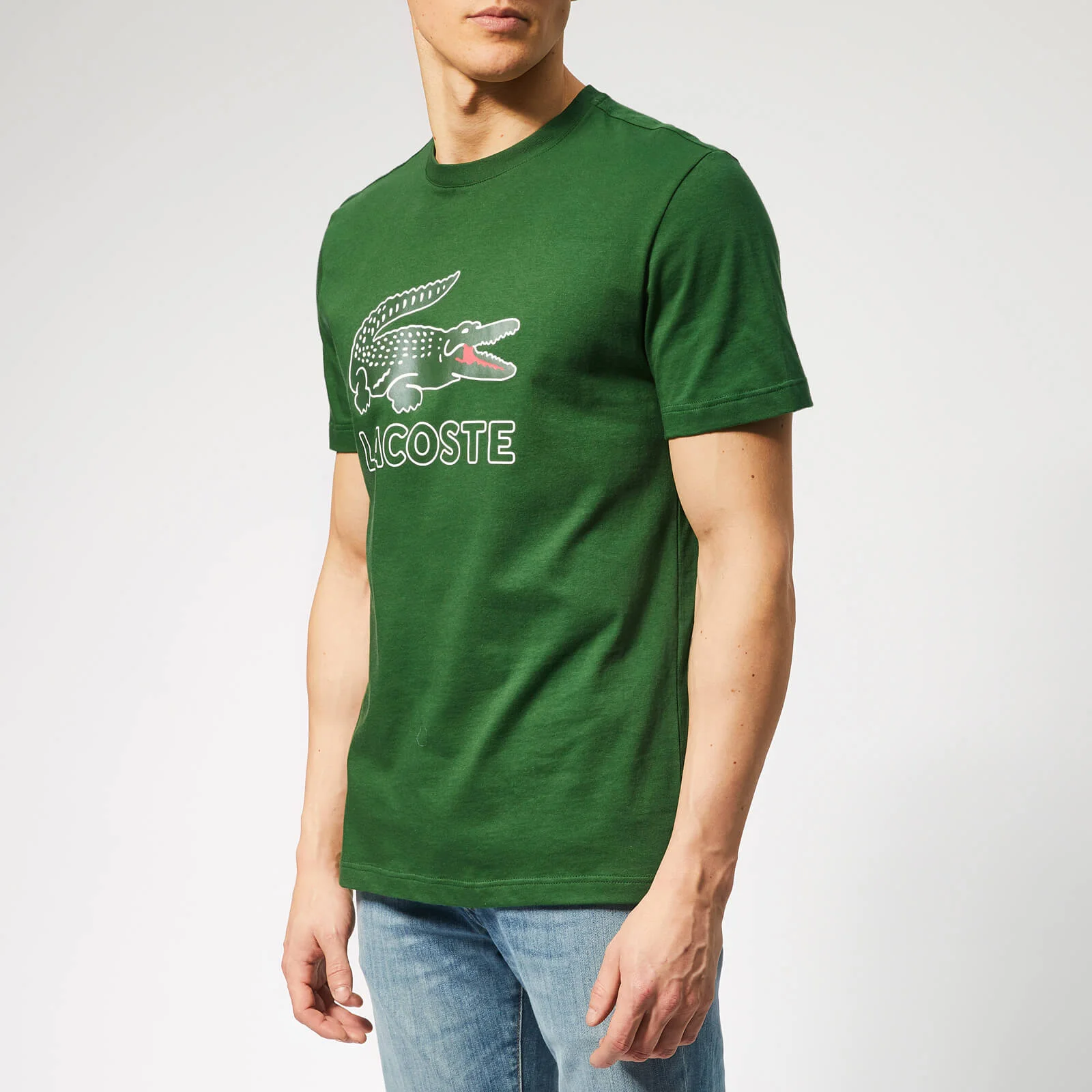 Lacoste Men's Large Logo T-Shirt - Green Image 1
