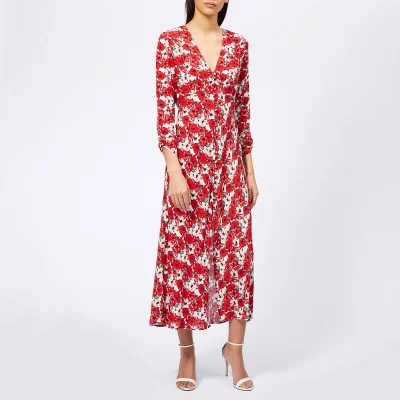 RIXO Women's Katie Diana Floral Maxi Dress - Red