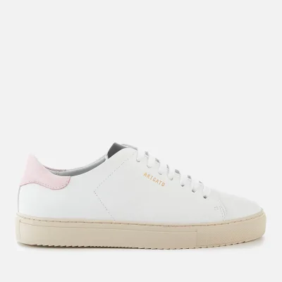 Axel Arigato Women's Clean 90 Leather Trainers - White/Light Pink