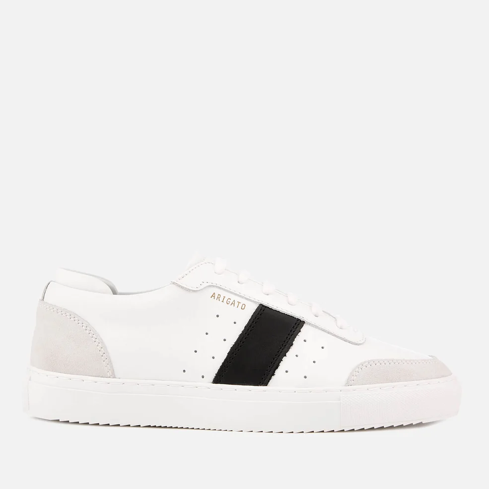 Axel Arigato Men's Dunk Leather Trainers - White/Black Image 1