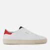 Axel Arigato Men's Clean 90 Leather Trainers - White/Red - Image 1