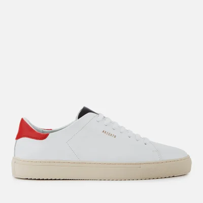 Axel Arigato Men's Clean 90 Leather Trainers - White/Red
