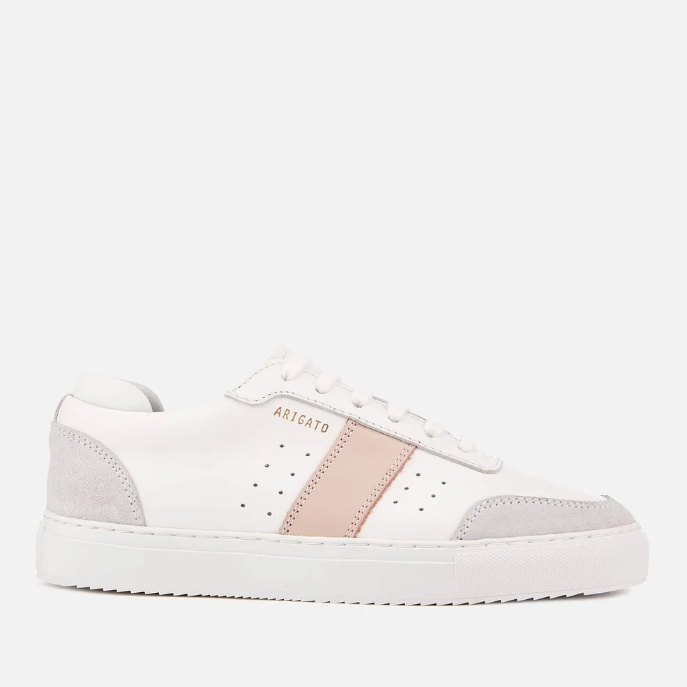Axel Arigato Women's Dunk Leather Trainers - White/Pink Image 1