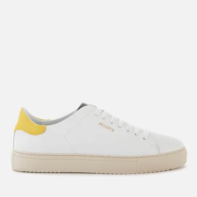 Axel Arigato Women's Clean 90 Leather Trainers - White/Yellow