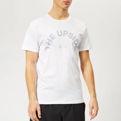 The Upside Men's The Newman Horse Shoe Line Logo T-Shirt - White