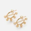 JW Anderson Women's Disc Mini Hoop Earrings - Gold - Image 1