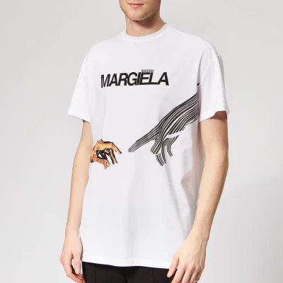 Maison Margiela Men's Mako Cotton Jersey T-Shirt - White
