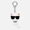 Karl Lagerfeld Women's Leather Choupette Keychain - White - Image 1