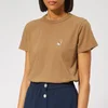 Maison Kitsuné Women's Fox Head Patch T-Shirt - Beige - Image 1