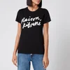 Maison Kitsuné Women's T-Shirt Handwriting - Black - Image 1