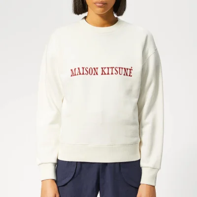 Maison Kitsuné Women's Sweatshirt - Ecru