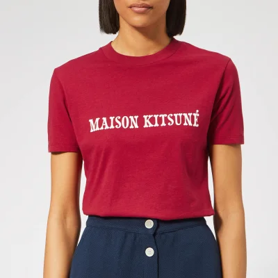 Maison Kitsuné Women's T-Shirt - Red