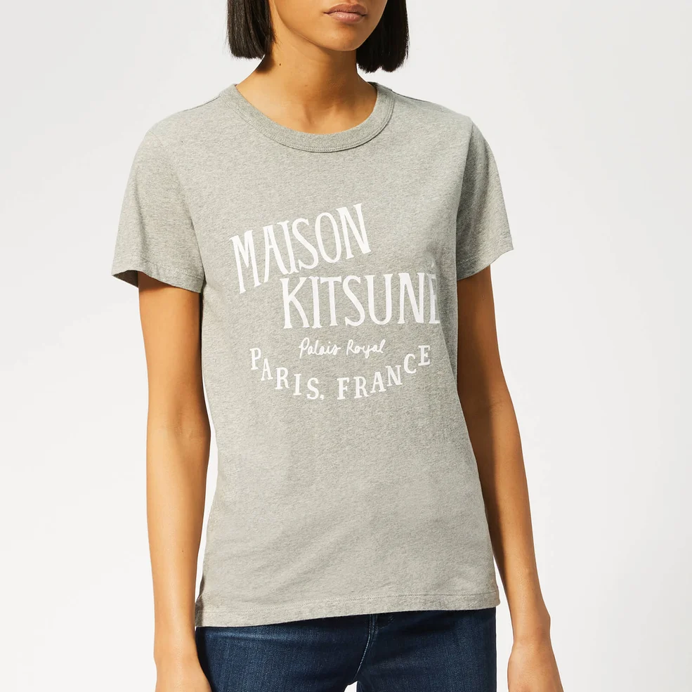 Maison Kitsuné Women's Palais Royal T-Shirt - Grey Image 1