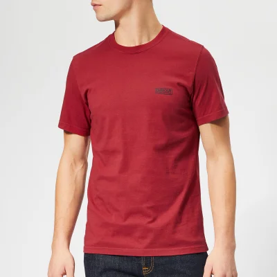 Barbour International Men's Small Logo T-Shirt - Biking Red