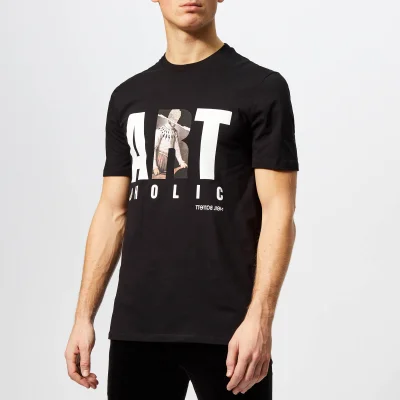 Neil Barrett Men's Artoholic T-Shirt - Black