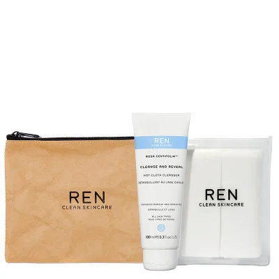 REN Cleanse and Reveal Hot Cloth Cleanser Kit (Worth £19.50)