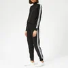 Karl Lagerfeld Women's Crepe Jersey Zip-Up Jumpsuit - Black - Image 1