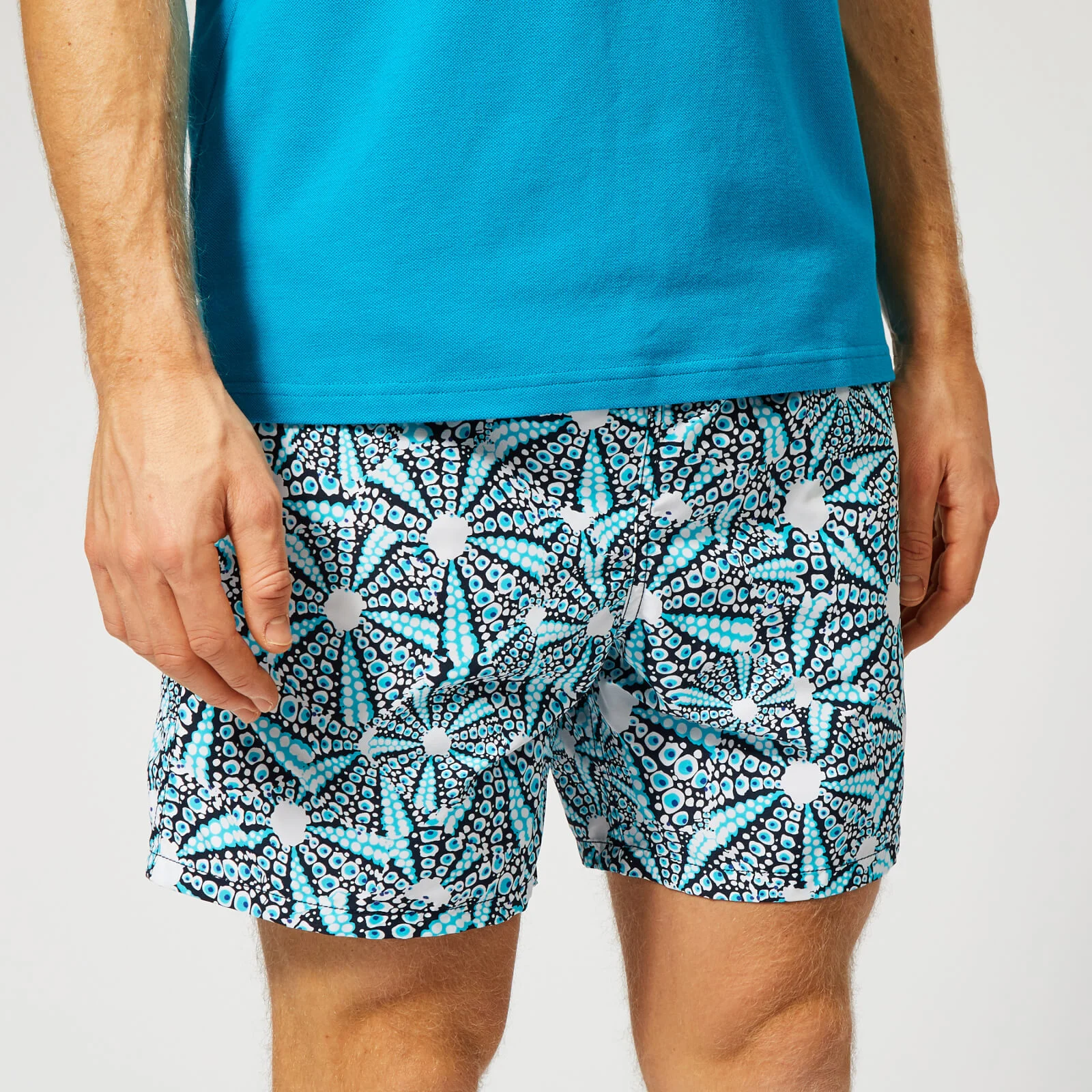 Vilebrequin Men's Moorea Urchin Print Swim Shorts - Navy Image 1