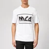 McQ Alexander McQueen Men's Dropped Shoulder McQ Logo T-Shirt - Optic White - Image 1