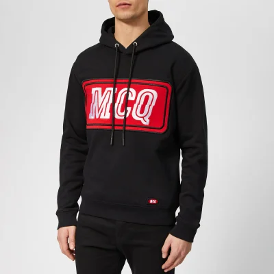 McQ Alexander McQueen Men's Gas Stop Logo Hoody - Darkest Black