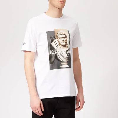 Neil Barrett Men's Iclaudius T-Shirt - White/Print