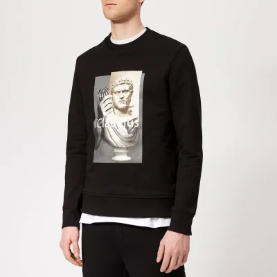 Neil Barrett Men's iClaudius Sweatshirt - Black/Print