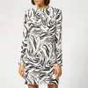 MSGM Women's Zebra Print Dress - Multi - Image 1
