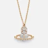 Vivienne Westwood Women's Lena Small Bas Relief Pendant - Crystal/Rhodium/Gold - Image 1