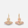 Vivienne Westwood Women's Celeste Bas Relief Drop Earrings - White/Multi Resin/Gold - Image 1