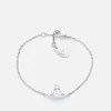 Vivienne Westwood Women's Reina Small Bracelet - White/Rhodium - Image 1