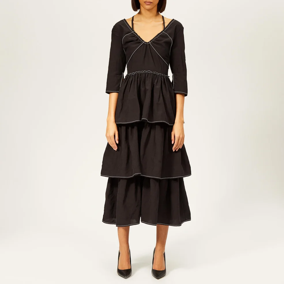 Rejina Pyo Women's Cleo Dress - Linen Black Image 1