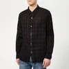 Our Legacy Men's Fine Frontier Shirt - Red/Blue Net Check/Overdyed - Image 1