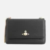 Vivienne Westwood Women's Balmoral Large Bag with Flap and Chain - Black - Image 1