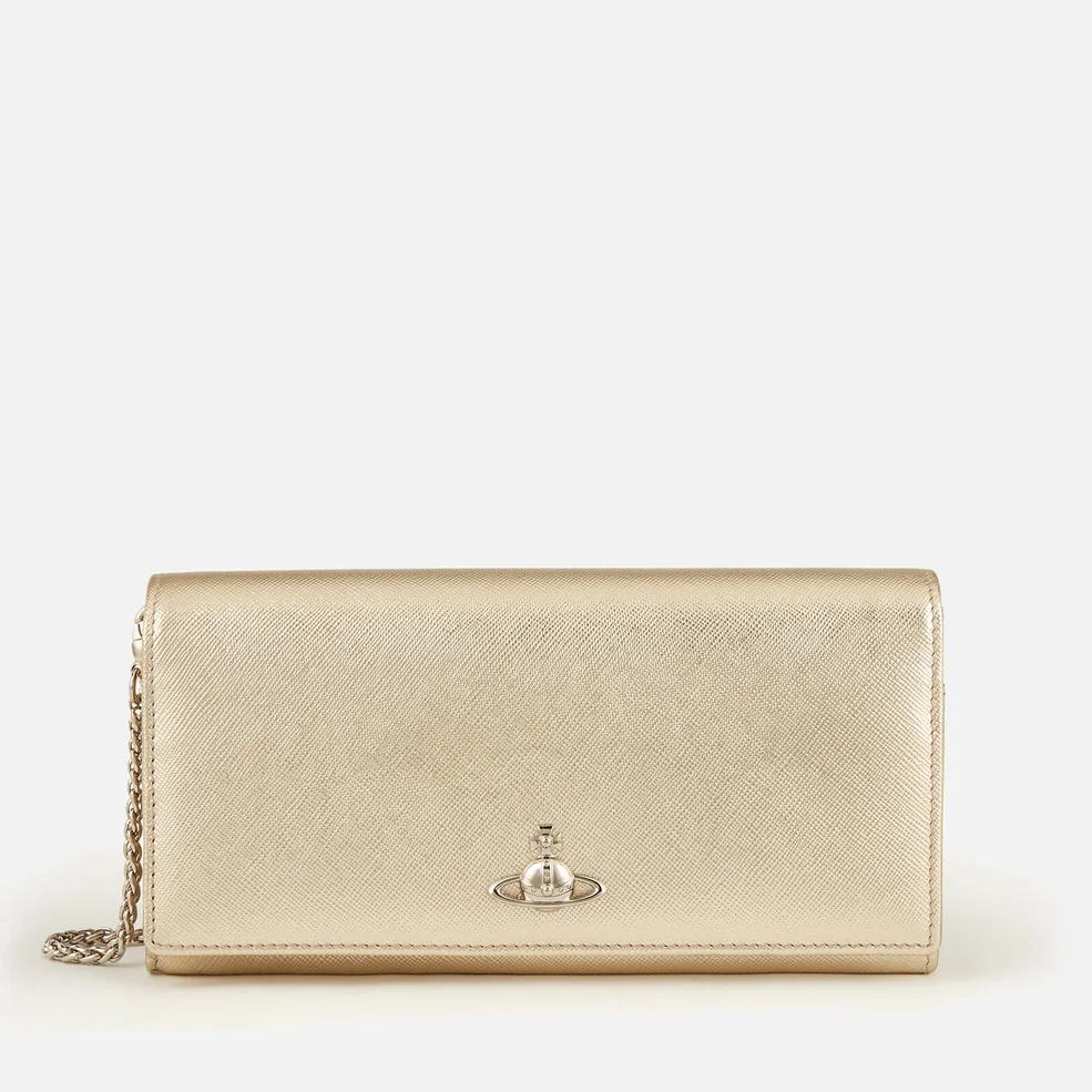 Vivienne Westwood Women's Pimlico Long Wallet with Chain - Gold Image 1