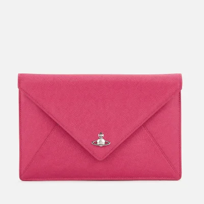 Vivienne Westwood Women's Victoria Envelope Clutch Bag - Pink