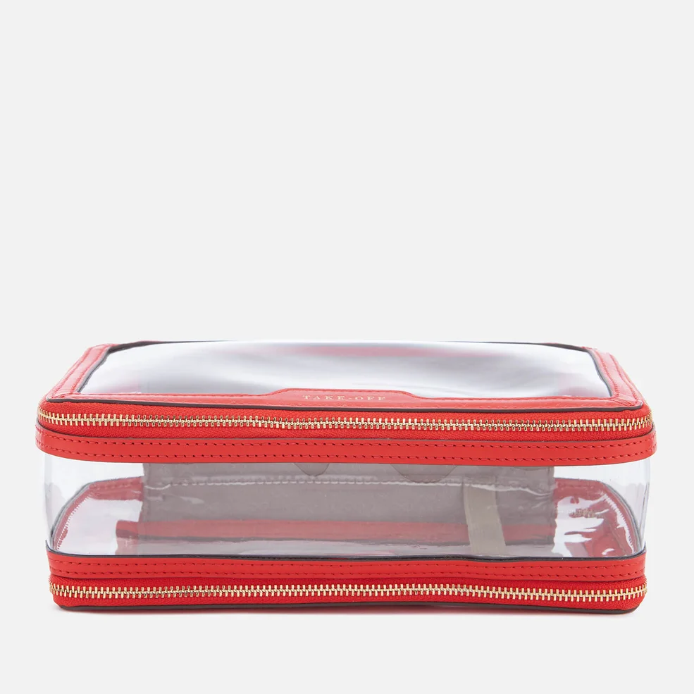 Anya Hindmarch Women's In Flight Cosmetic Case - Red Image 1