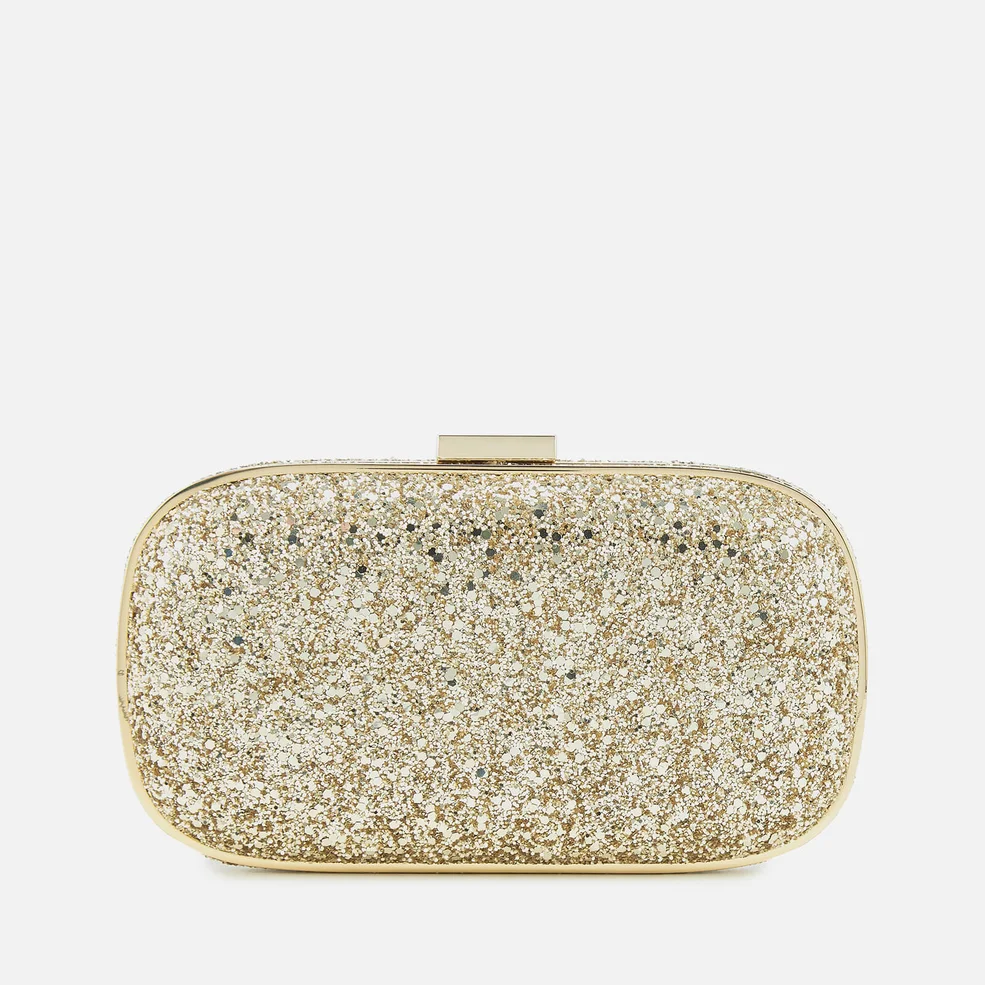 Anya Hindmarch Women's Marano Glitter Clutch Bag - Gold Image 1