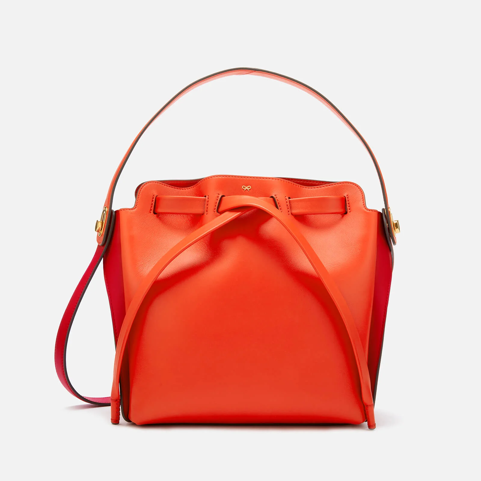 Anya Hindmarch Women's Shoelace Drawstring Mall Bag - Red Image 1