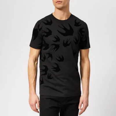 McQ Alexander McQueen Men's Swallow Swarm T-Shirt - Darkest Black