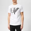 Emporio Armani Men's Ea and Eagle Logo T-Shirt - Bianco Ottico - Image 1